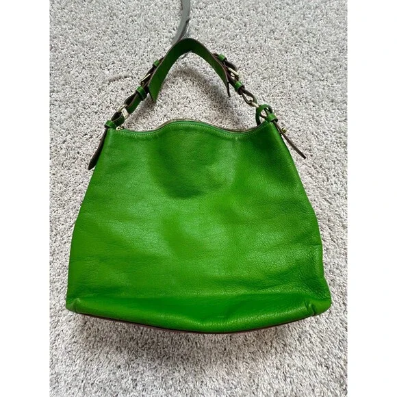 DOONEY AND BOURKE GREEN APPLE NORTH SOUTH ZIPPER SAC ORG. - Picture 5 of 12